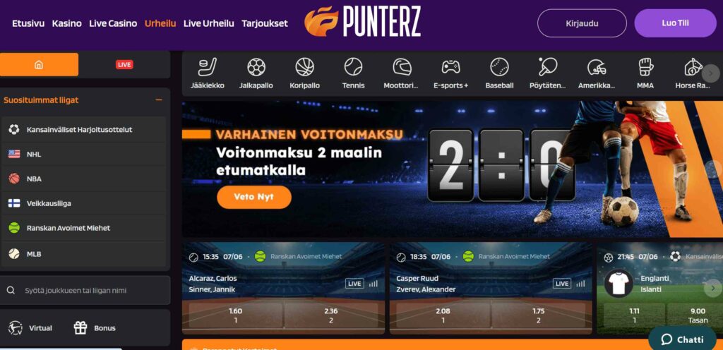 Punterz vedonlyönti