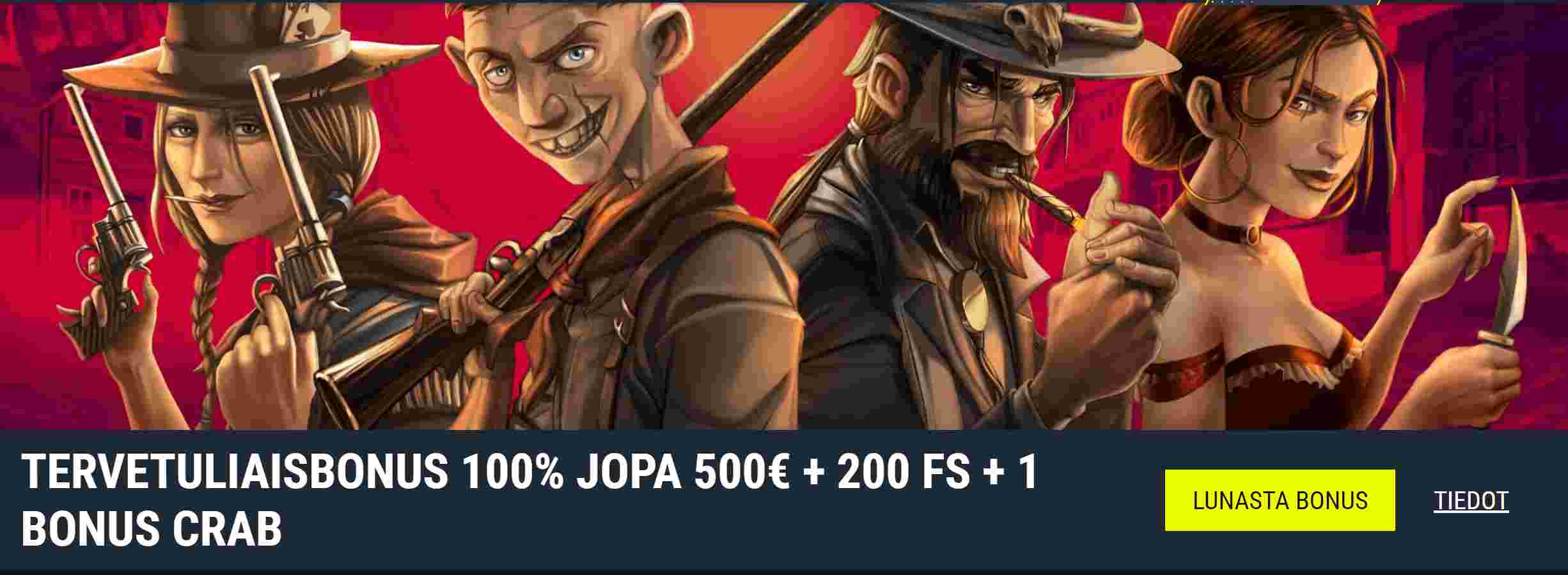 Rabona Casinon bonukset