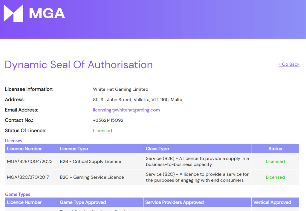 Reload Casinon lisenssi