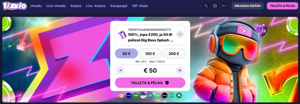 rizzio casino rekisteröinti