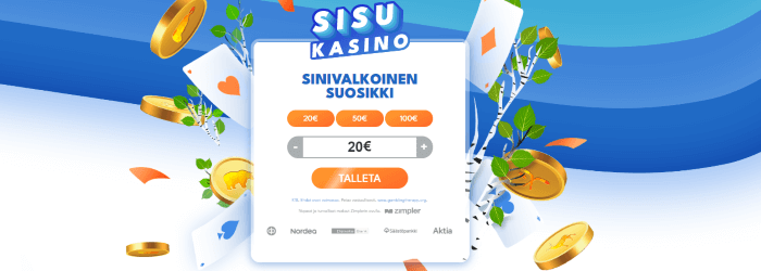 sisukasino rahansiirto