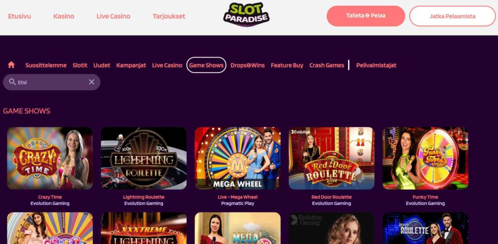 Slot Paradise Casino