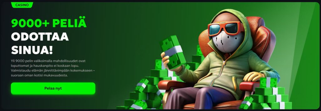 spinmills kasino ulkoasu