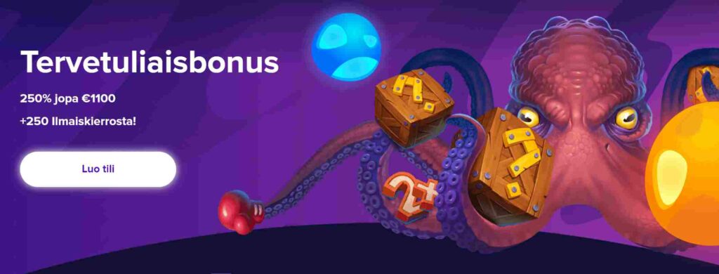 Stelario Casinon tervetulobonus