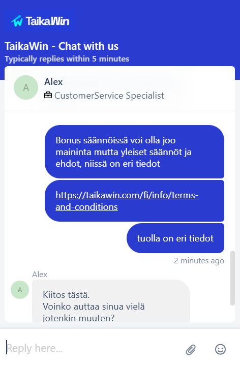 TaikaWin asiakastuki