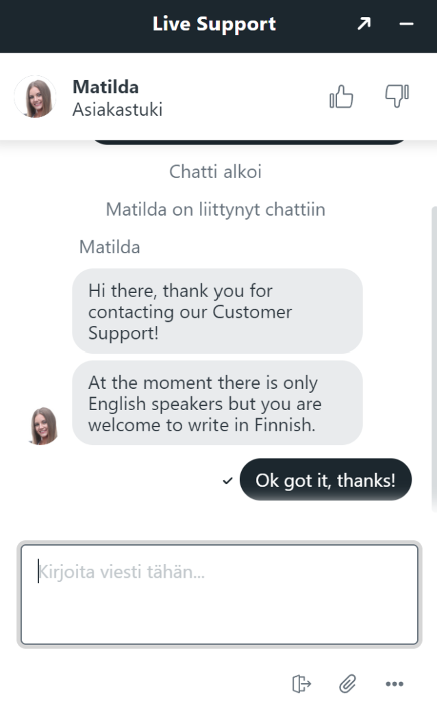 Talismania asiakaspalvelu