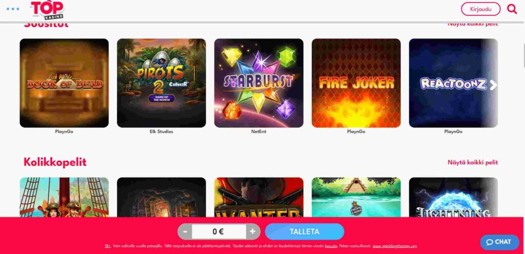TopKasino pelit