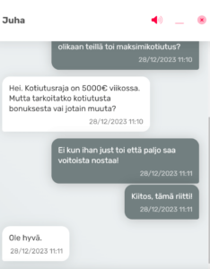 TopKasinon asiakaspalvelu