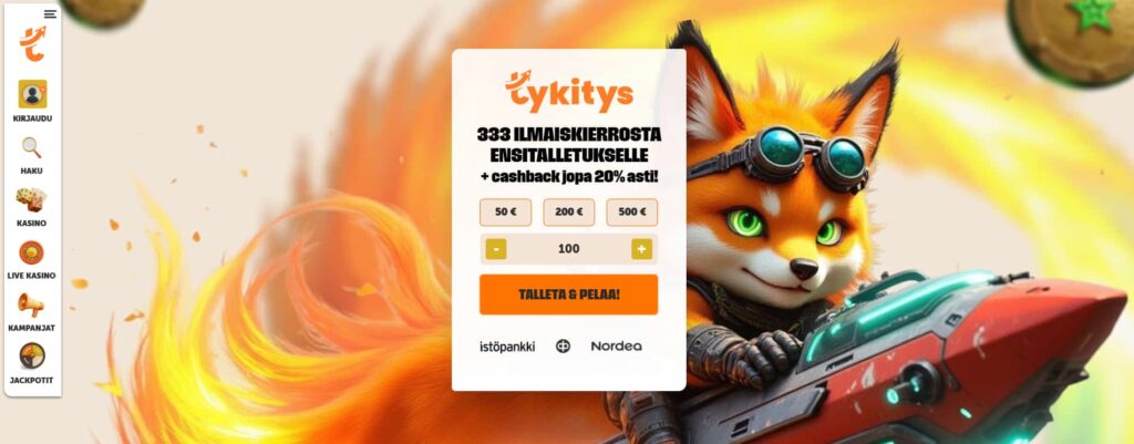 tykitys kasino kokemuksia