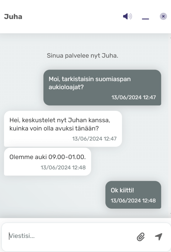 Ursa Casino asiakastuki