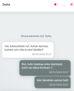 Vauhti Kasinon asiakaspalvelu