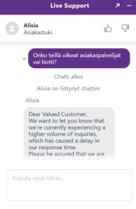 Winota asiakaspalvelu