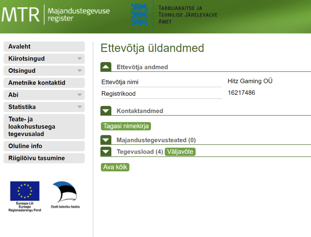 Wisho Casinon lisenssi