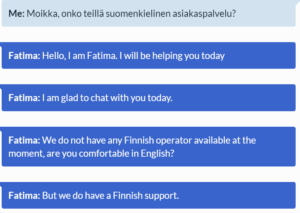 Wunderwins Casinon asiakaspalvelu